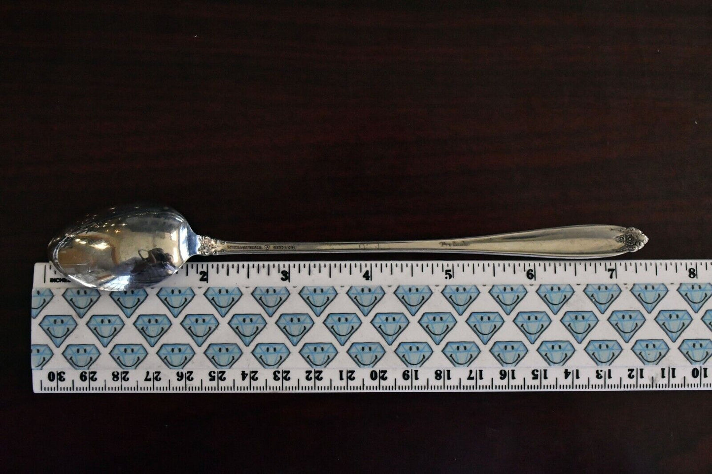 Set of 8 Prelude by International 7 3/8" Sterling Long Iced Tea Spoons 7.3 oz.
