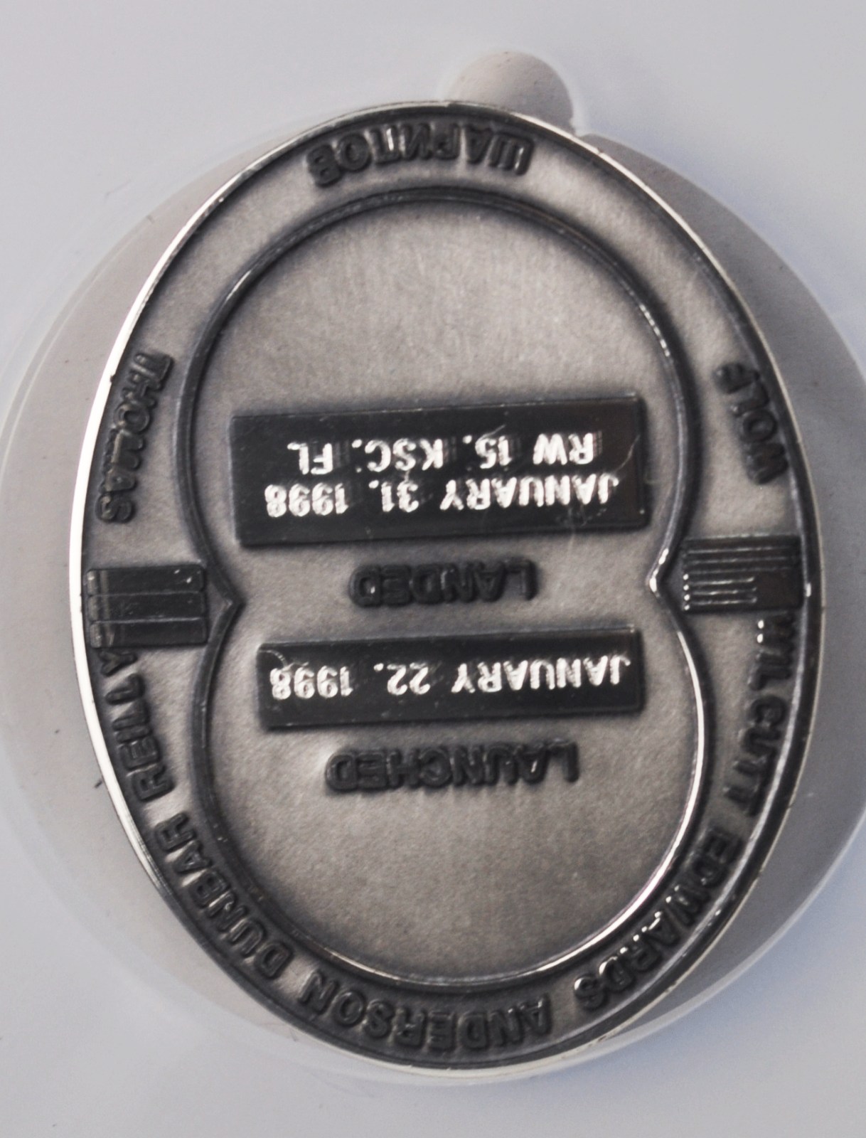 1998 STS-89 Robbins Silver Space Medal Unflown #124 NGC MS66 Endeavour