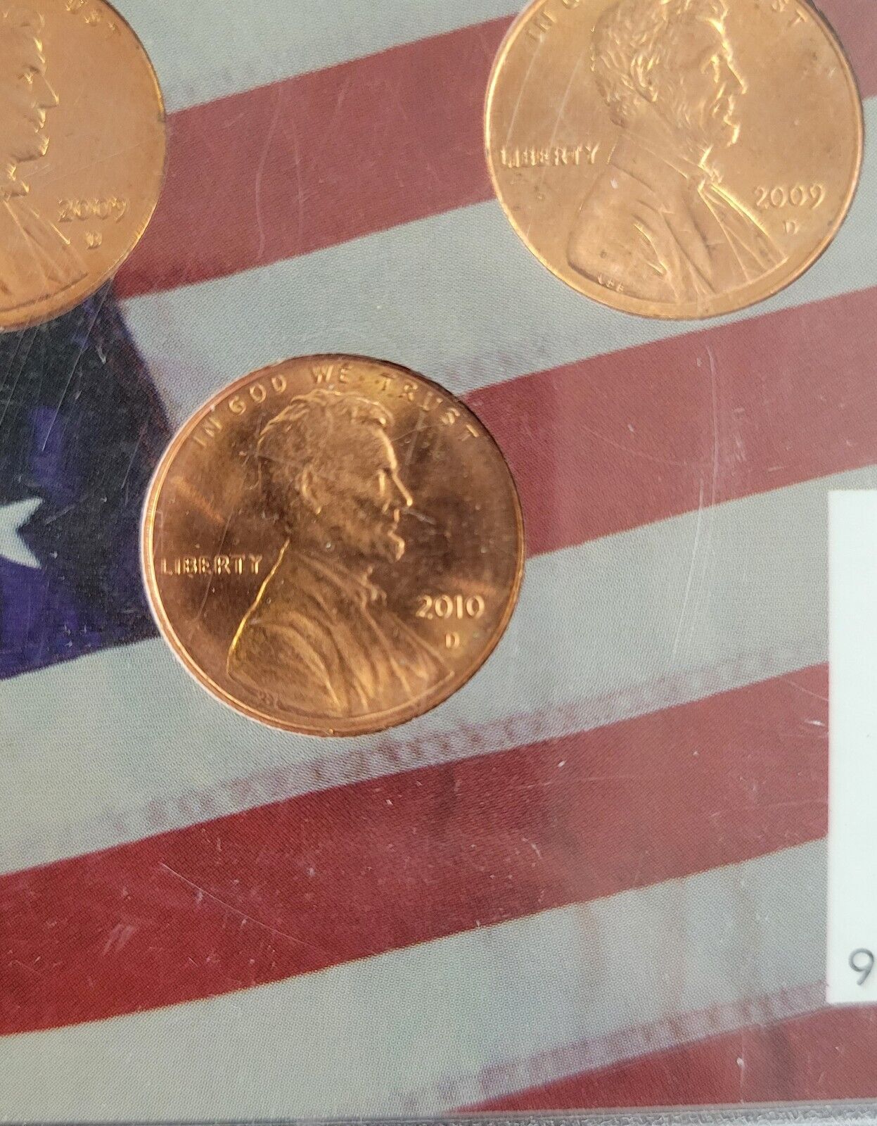 Lincoln Bicentennial Cents 1809-2009 Coin Set in Whitman Display Holder 5 Coin