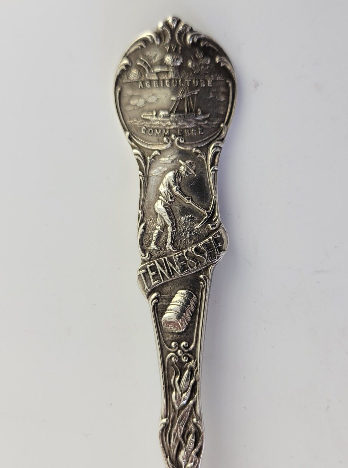 RARE! Tennessee State Sterling 5" Silver Souvenir Fork State Capital 1oz.