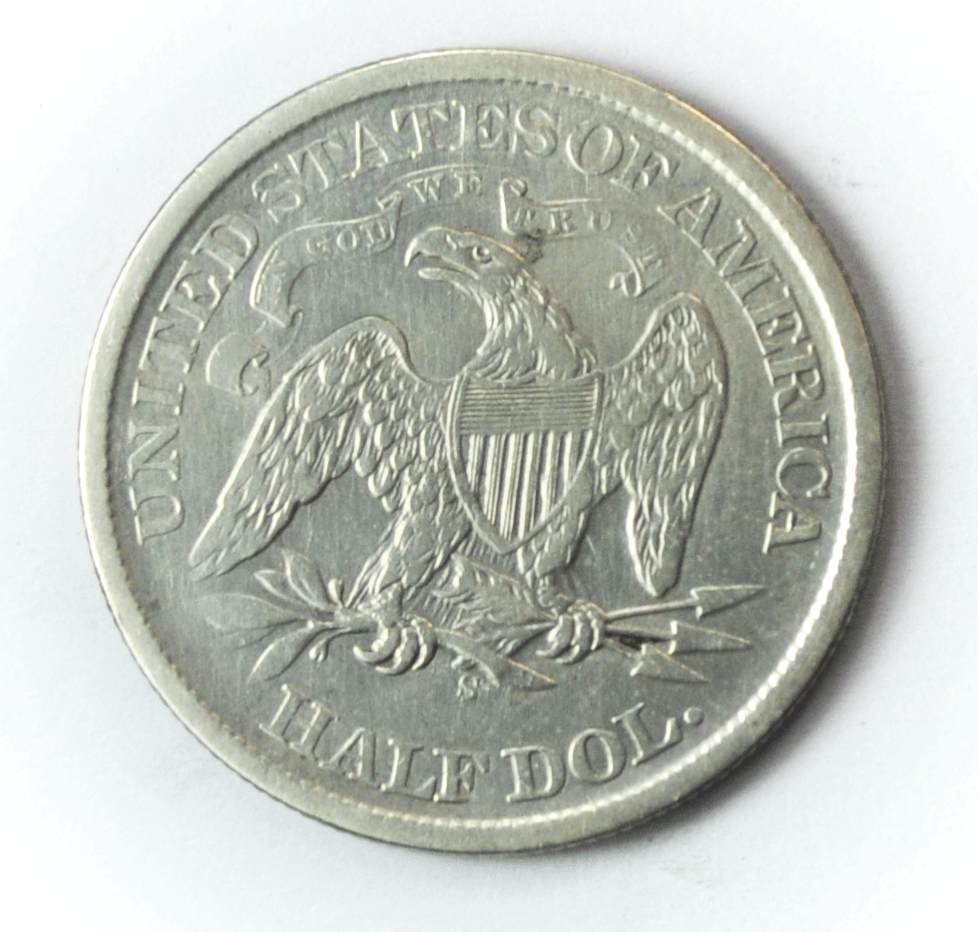1866 S 50c Seated Liberty Silver Half Dollar Fifty Cents San Francisco