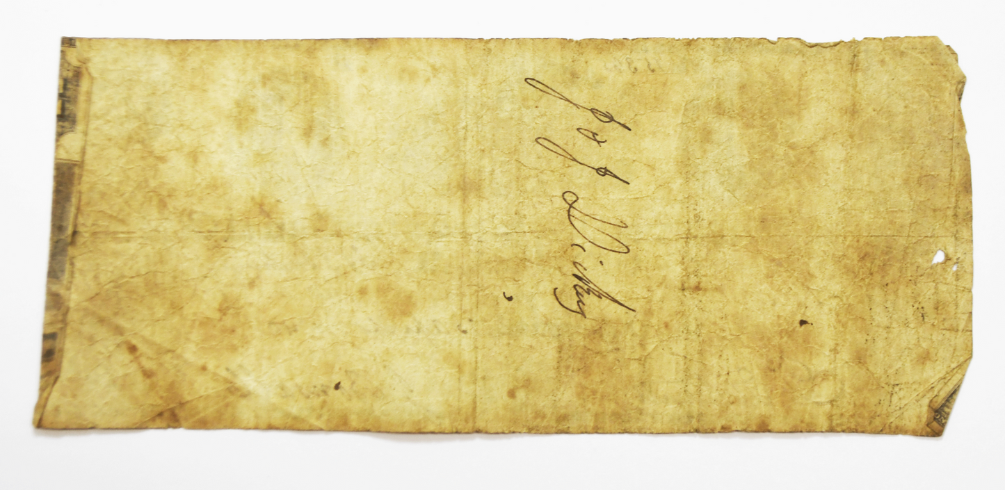 1840 $1 Cincinnati Whitewater Canal One Dollar Obsolete Note