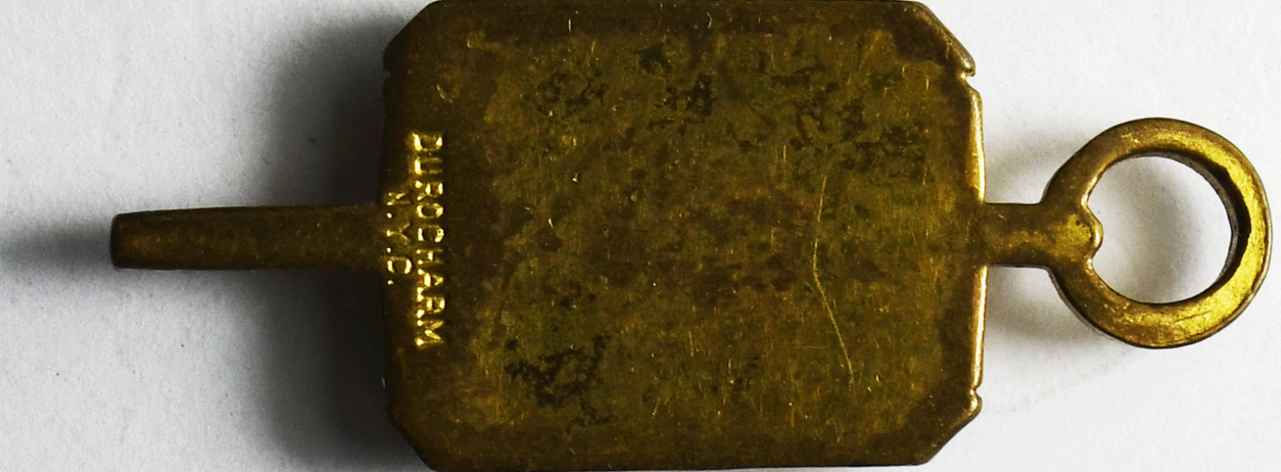 Durocharm Sioux Falls College South Dakota Enamel GF Charm 32mm x 13mm