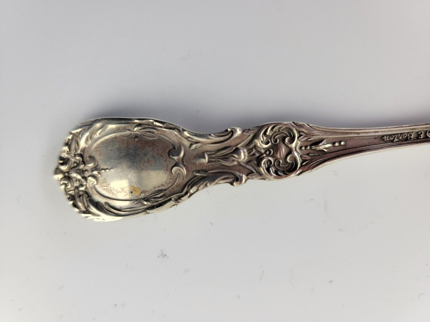 Reed & Barton Francis I Sterling .89oz. Small Sugar Shell Spoon 5 3/8" New Mark