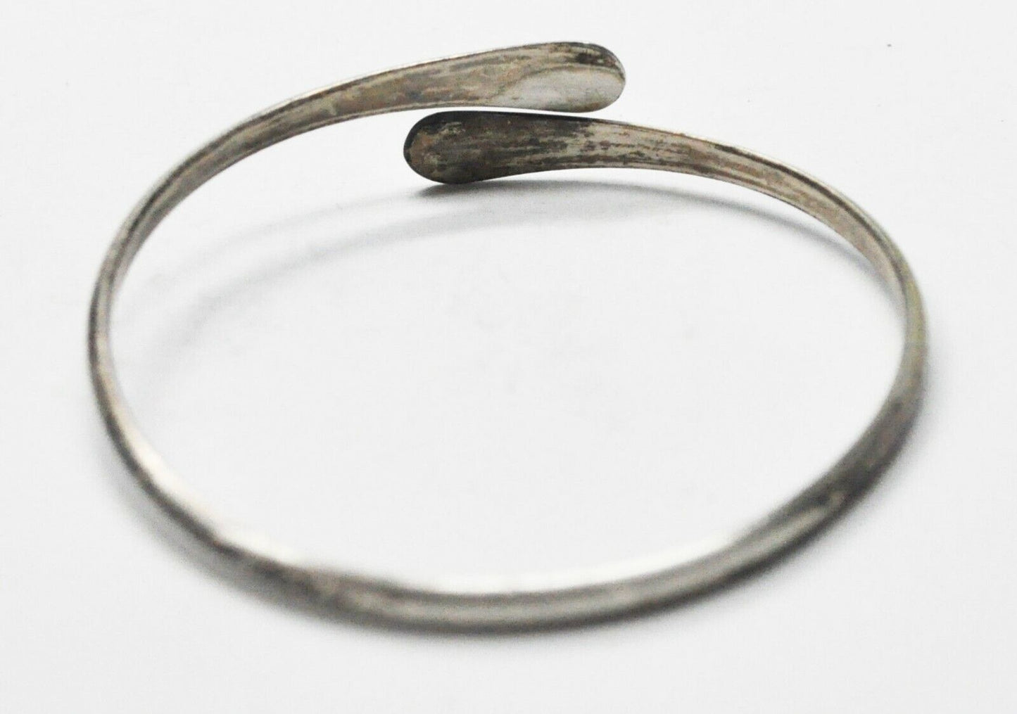 Sterling Otto Robert Bade ORB Sterling Adjustable Large 14mm Bangle Bracelet