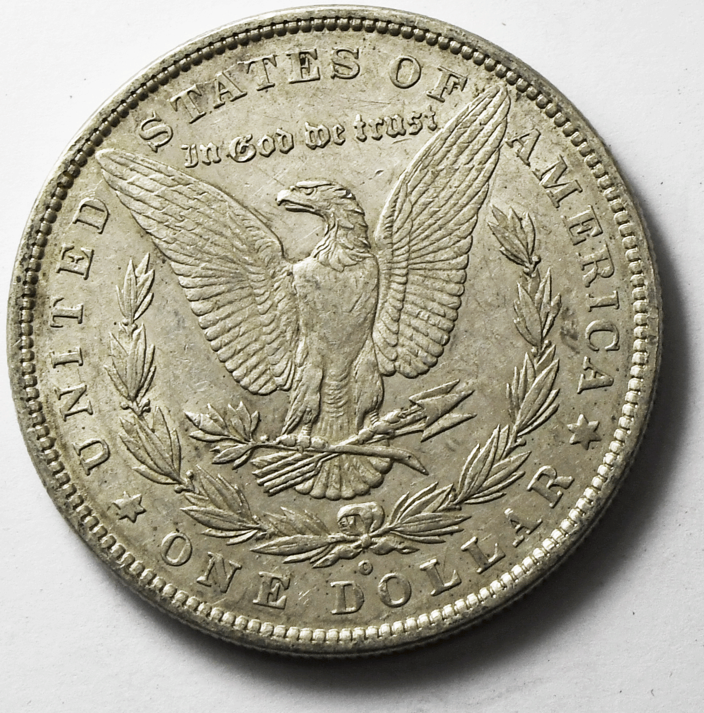 1880 O $1 Morgan Silver One Dollar New Orleans VAM 57