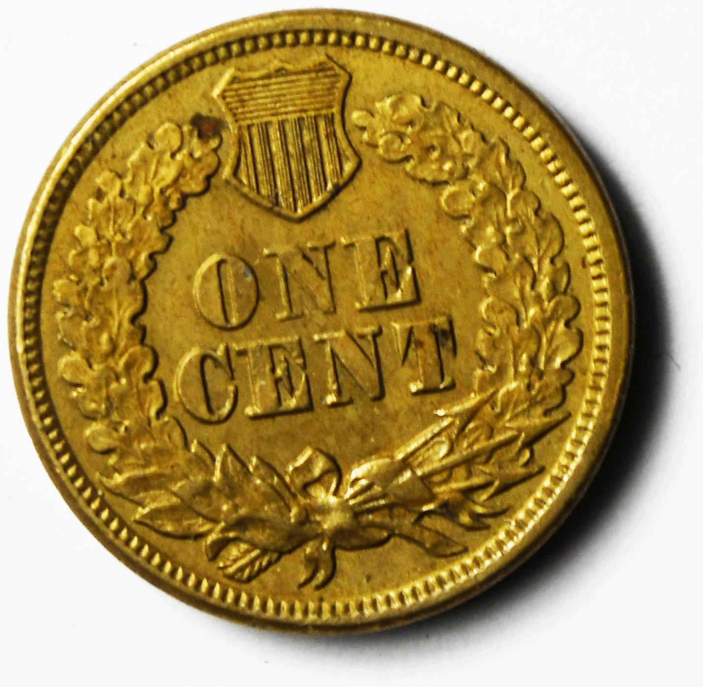 1863 1c Indian Head Penny One Cent US Philadelphia