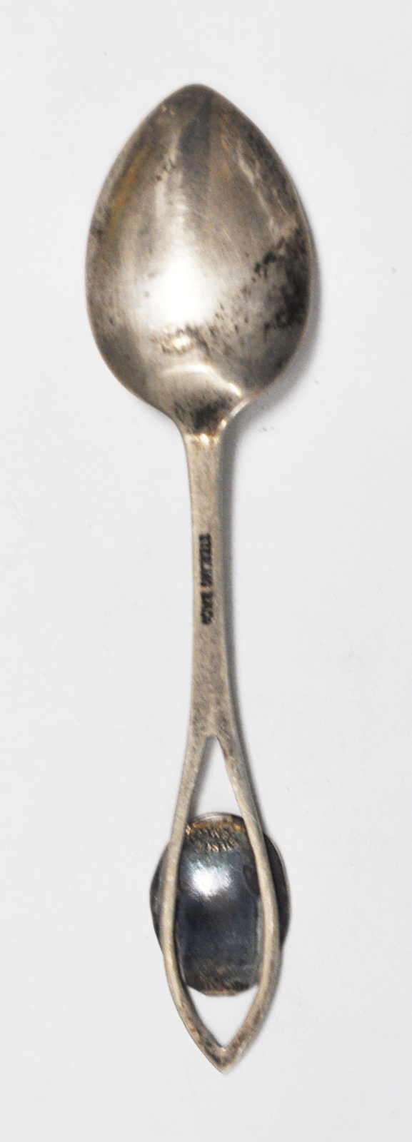 Sterling Silver BM Co Bahamas Seahorse Souvenir Spoon 4"