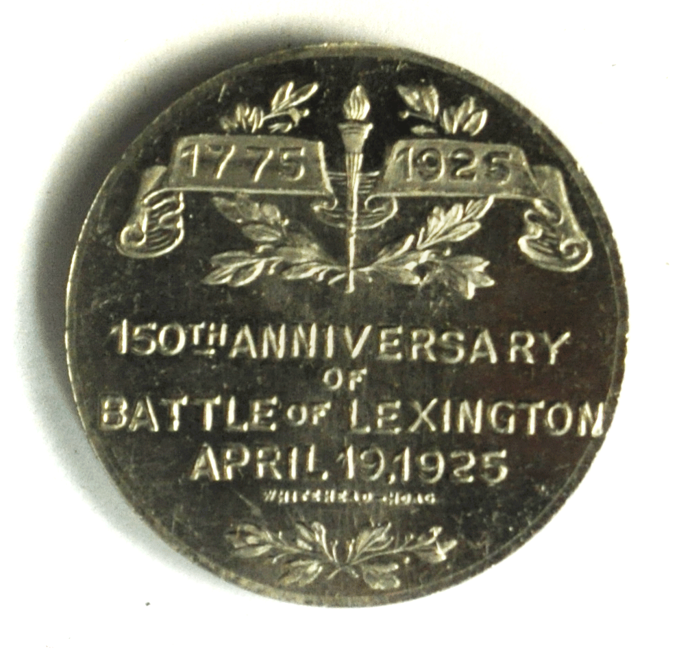 1925 150th Anniversary Battle of Lexington Concord Medal 31mm So Called