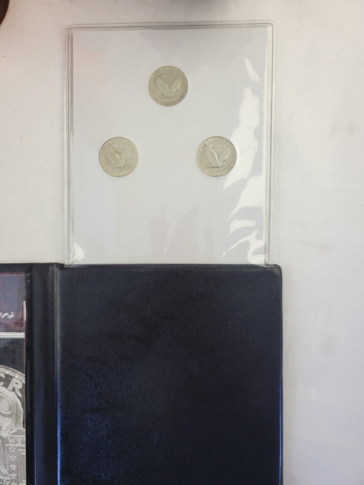 The Last Three Standing Liberty 25c Quarters 1928-1929-1930 w/COA