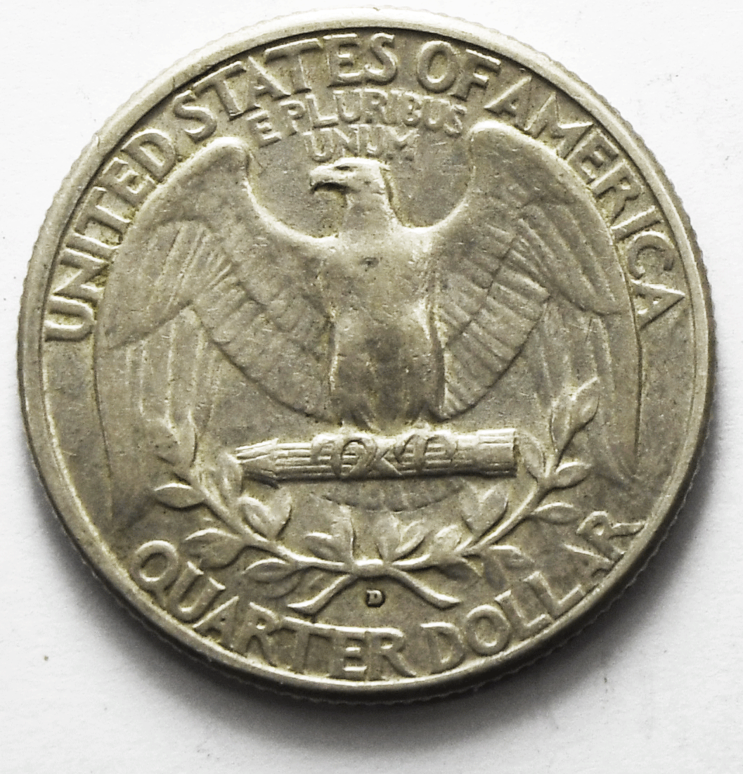 1932 D 25c Twenty Five Cents US Silver Quarter Dollar Denver