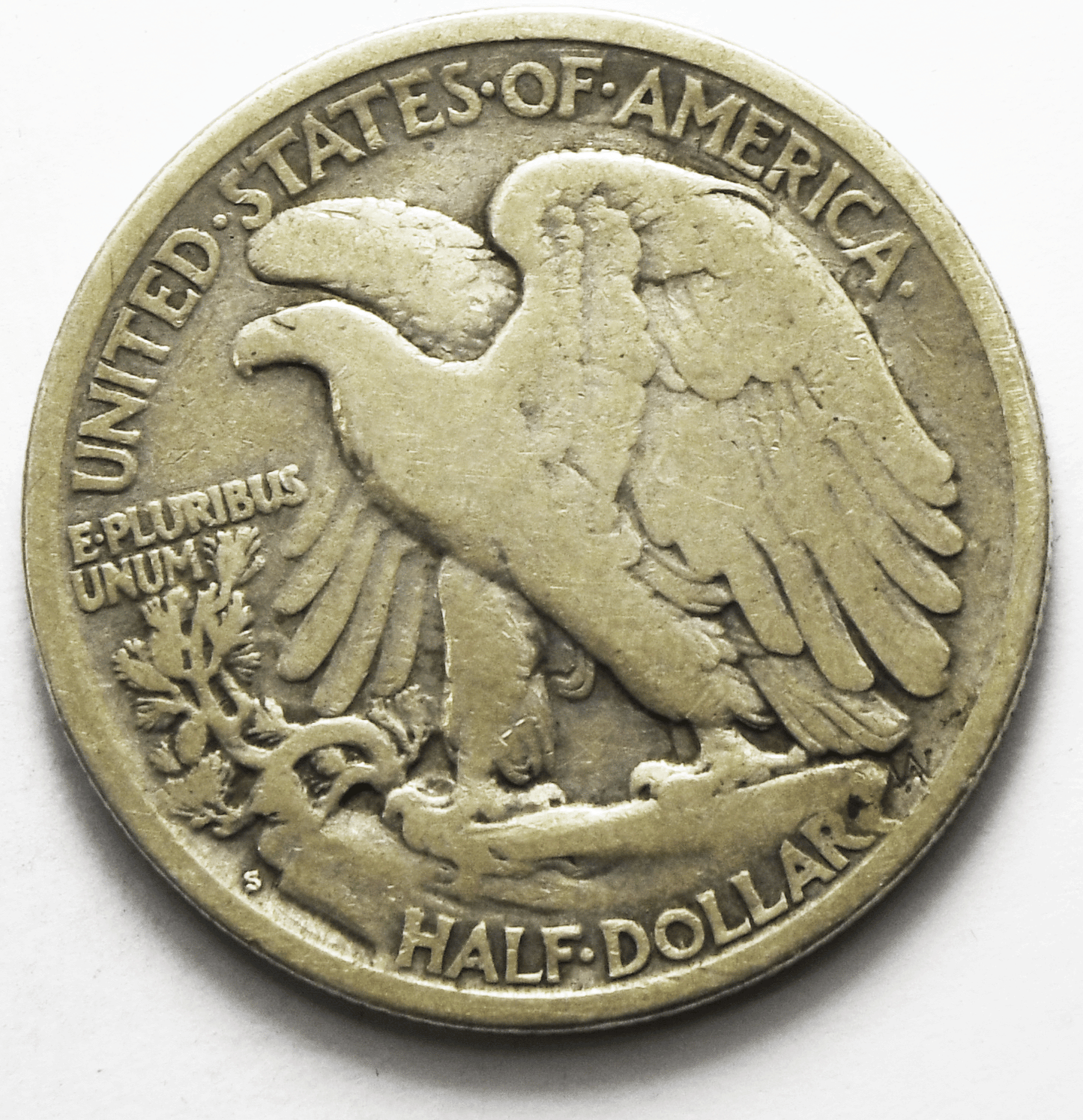 1917 SR 50c Walking Liberty Silver Half Dollar Fifty Cents San Francisco Reverse