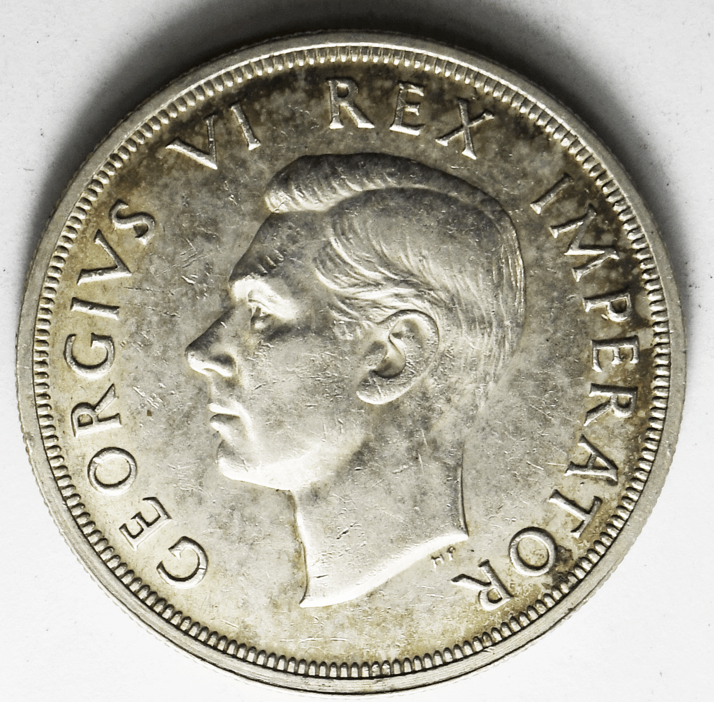 1947 South Africa 5 Five Shillings Silver Coin KM# 31