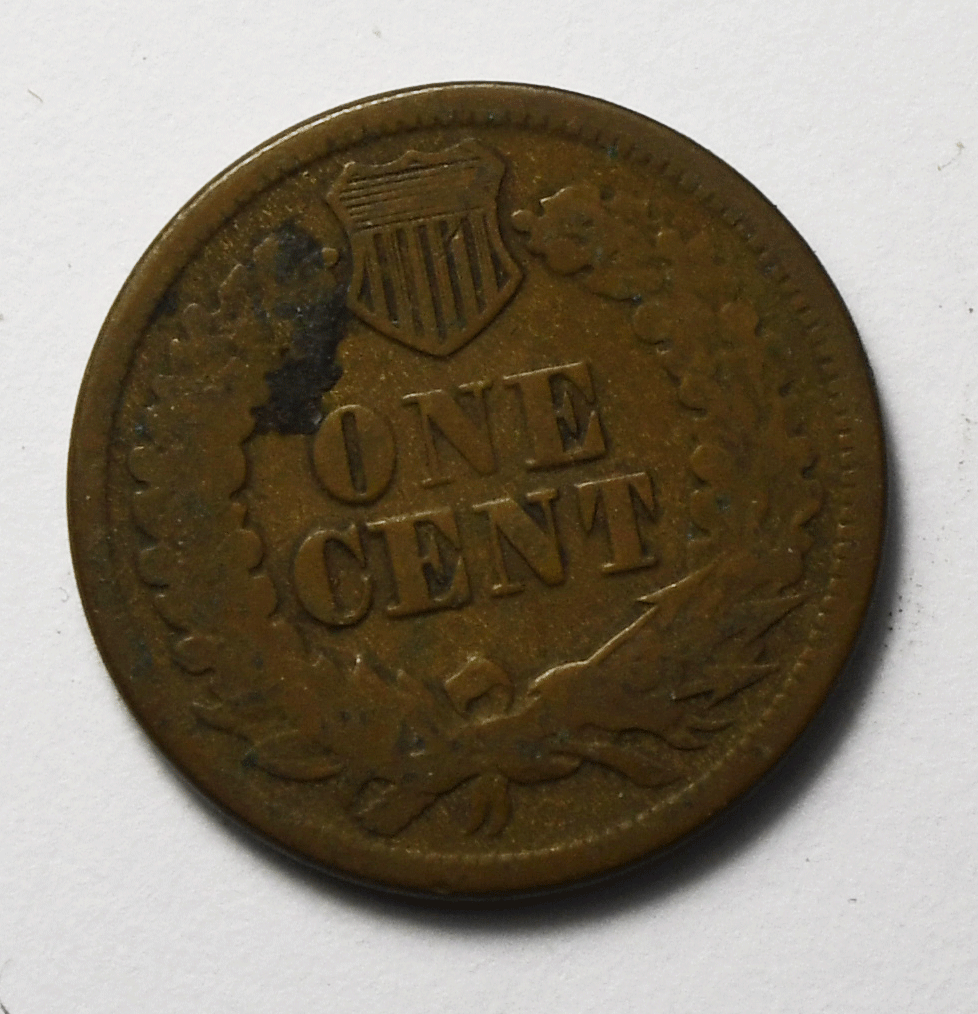 1864 L 1c Indian Head Penny One Cent Philadelphia L In Ribbon FS-2302 1864/186