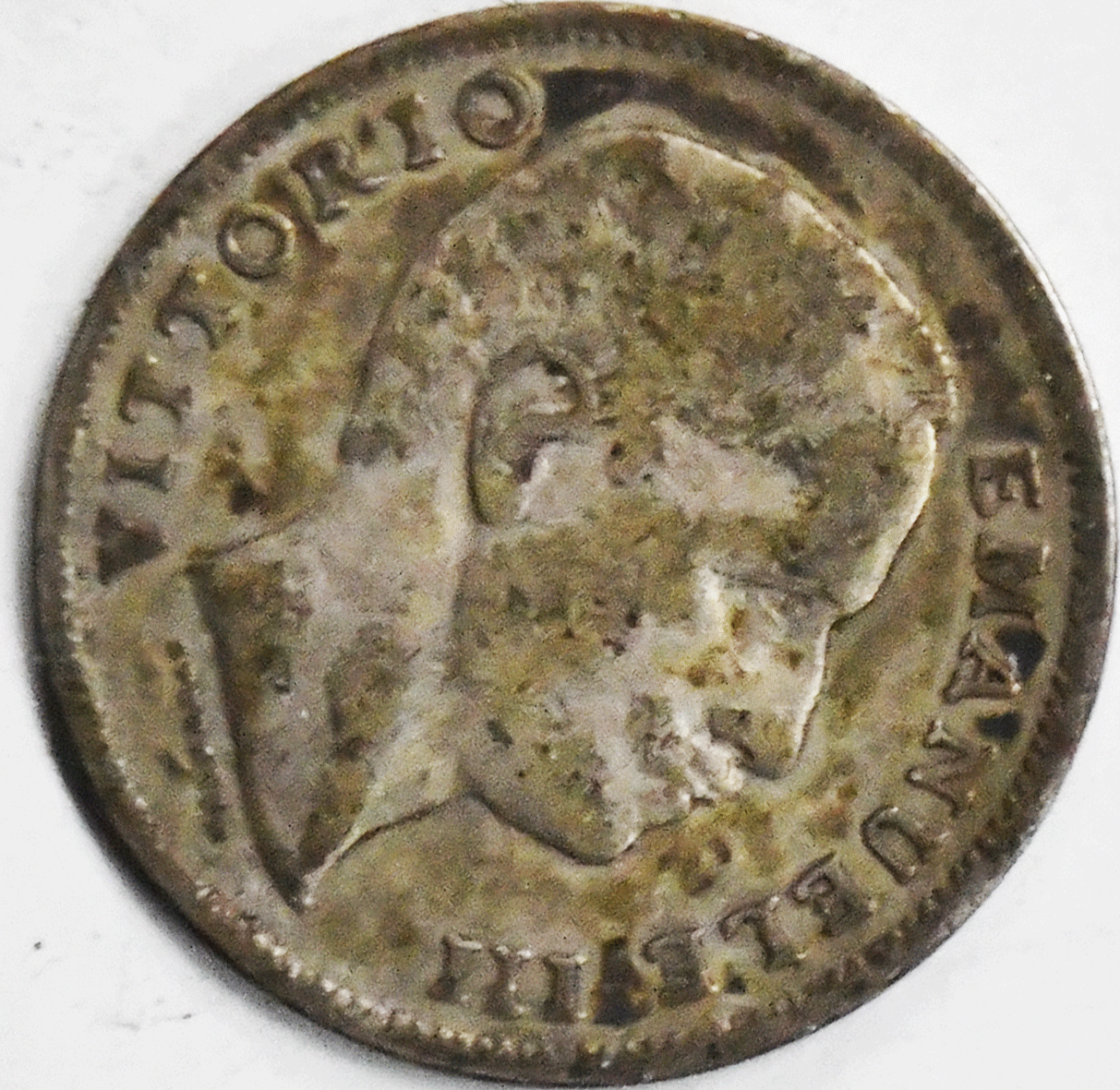 1901 R Italy Lira Silver Coin KM# 32