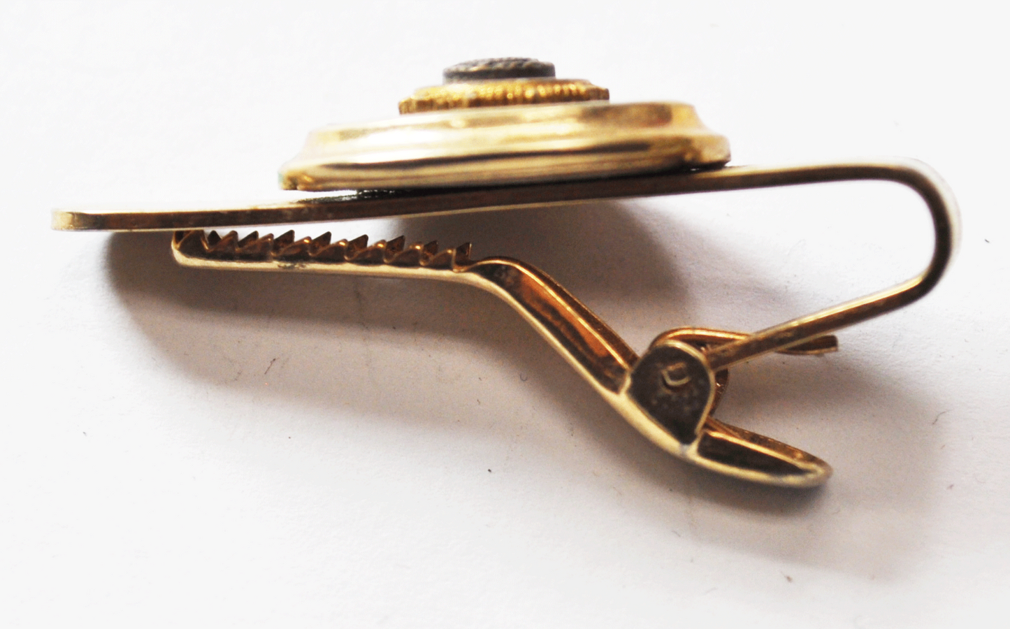 Vintage Marvel Gold Filled Tie Clip American Legion 17mm 1-3/4"