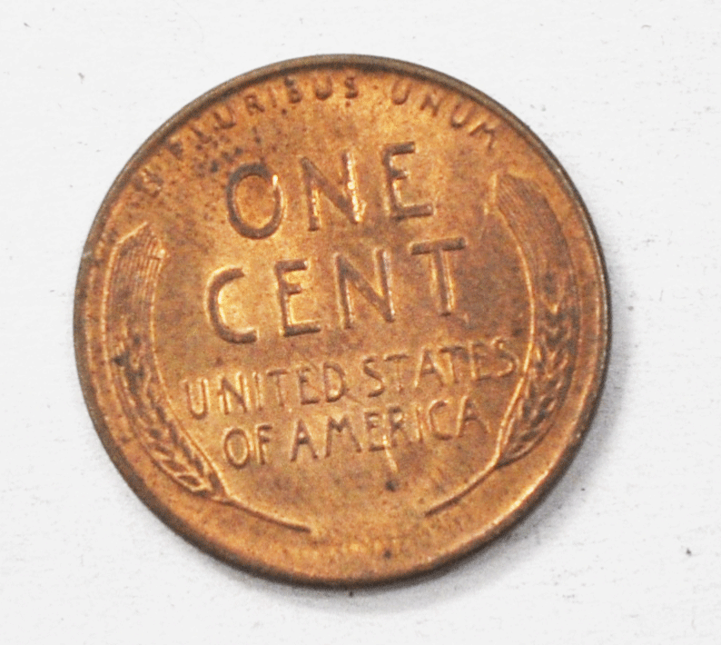 1939 1c Lincoln Wheat One Cent Uncirculated Penny Philadelphia