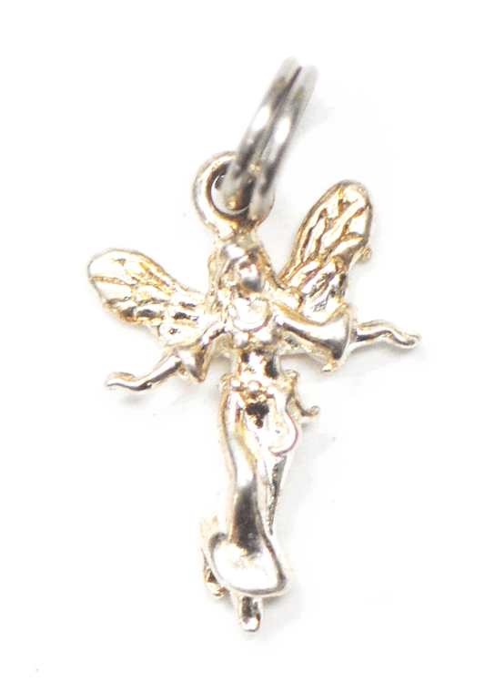 Sterling Silver Jezlaine Jez Angel Fairy Charm 19mm x 12mm