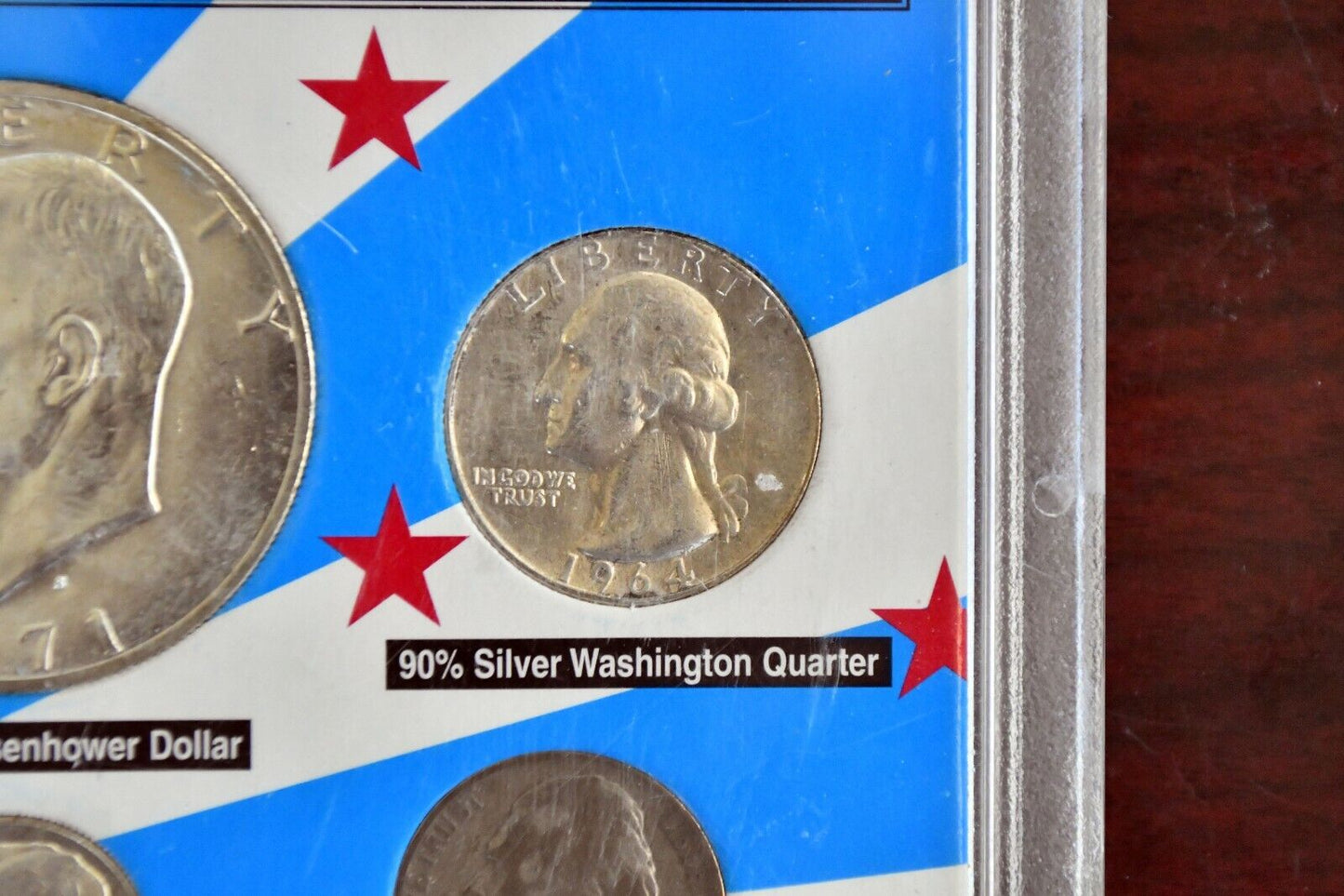 The Honored Presidents Coin Collection 6pc. 90%, 40% 35% Silver Coinage