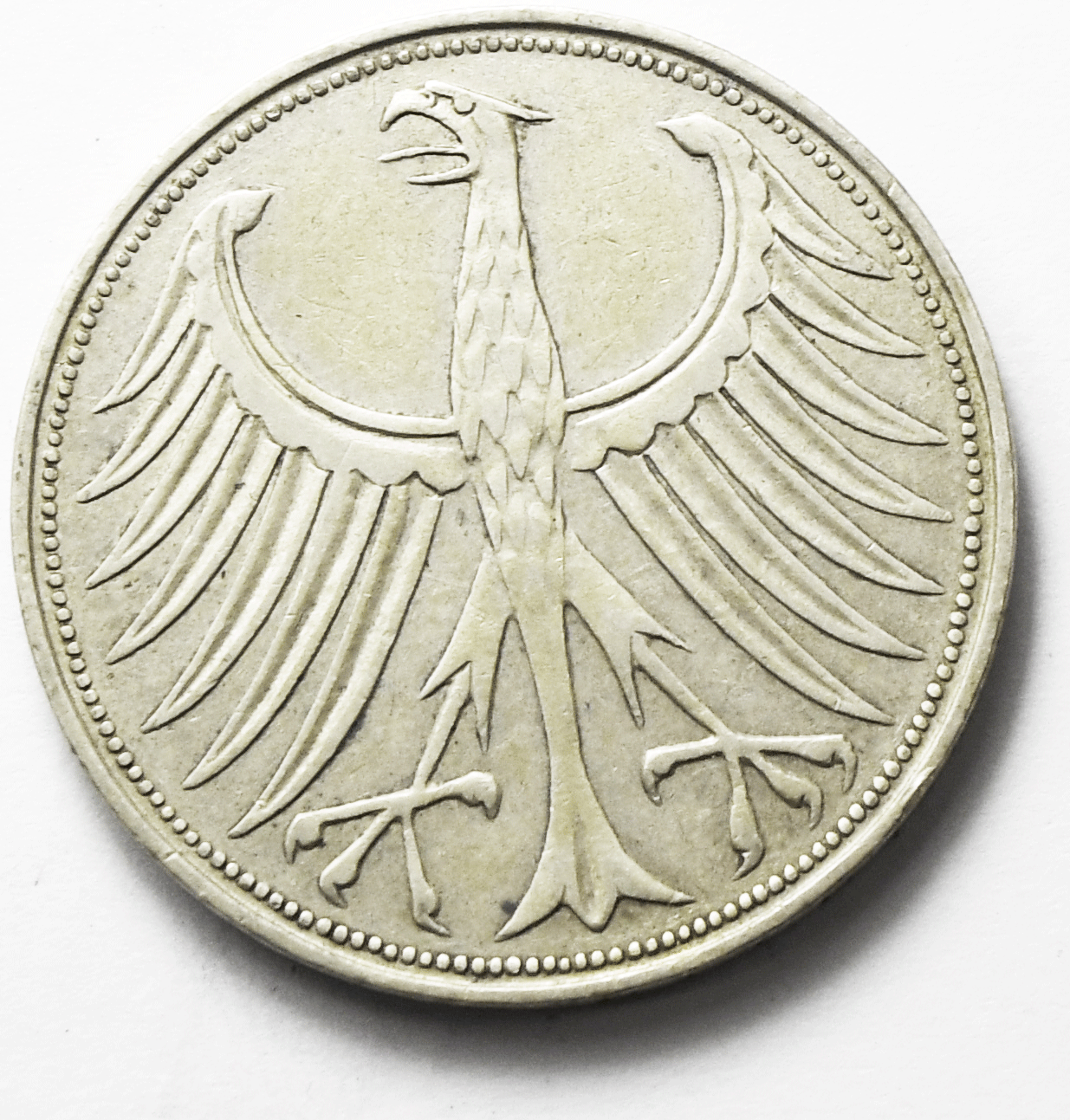 1959 D Germany Federal Republic 5 Five Mark Silver Coin KM# 112.1