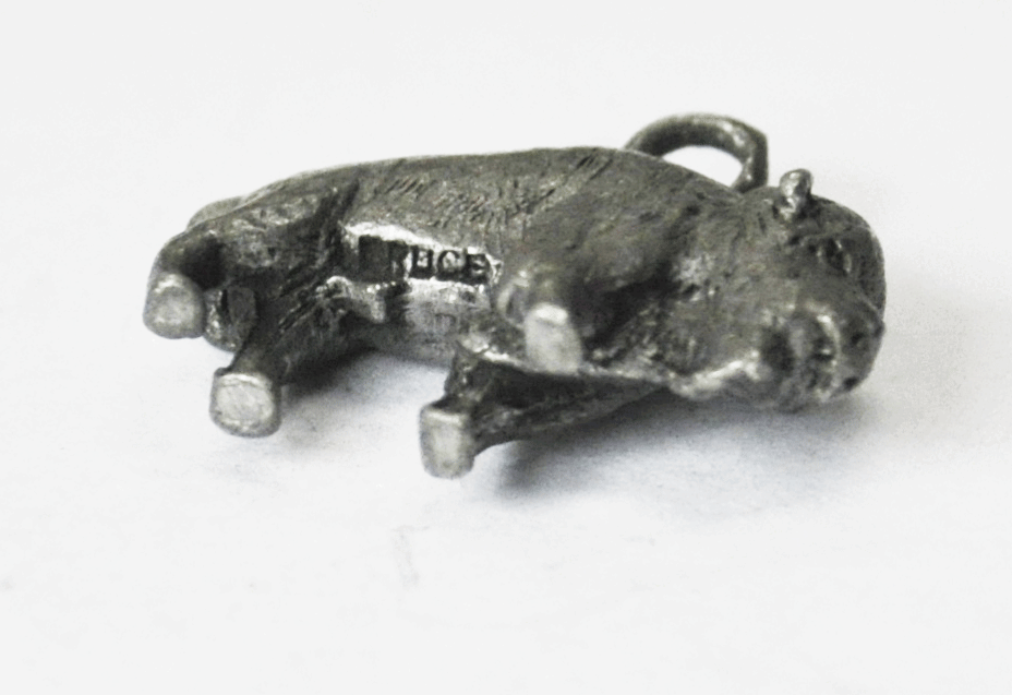 Sterling Silver Bruce Bison Buffalo 3-D Charm 20mm x 18mm x 5mm Heavy