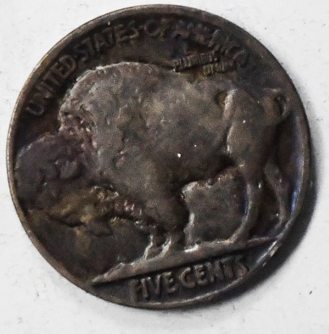 1913 Type 2 5c Buffalo Nickel Rare Five Cents US Coin Philadelphia