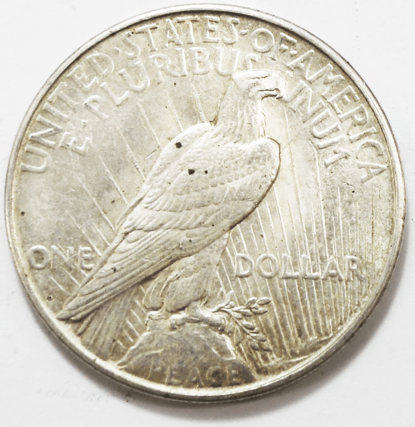1922 D $1 Peace Silver One Dollar US Denver AU