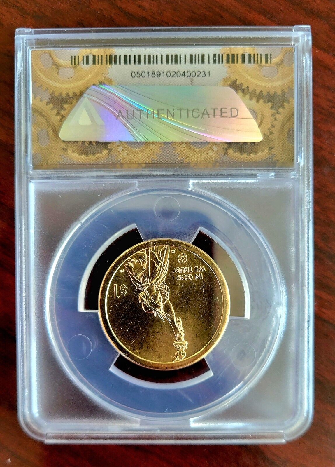 2020 P Innovation Dollar $1 Connecticut Gerber Scale MS67 ANACS First Strike