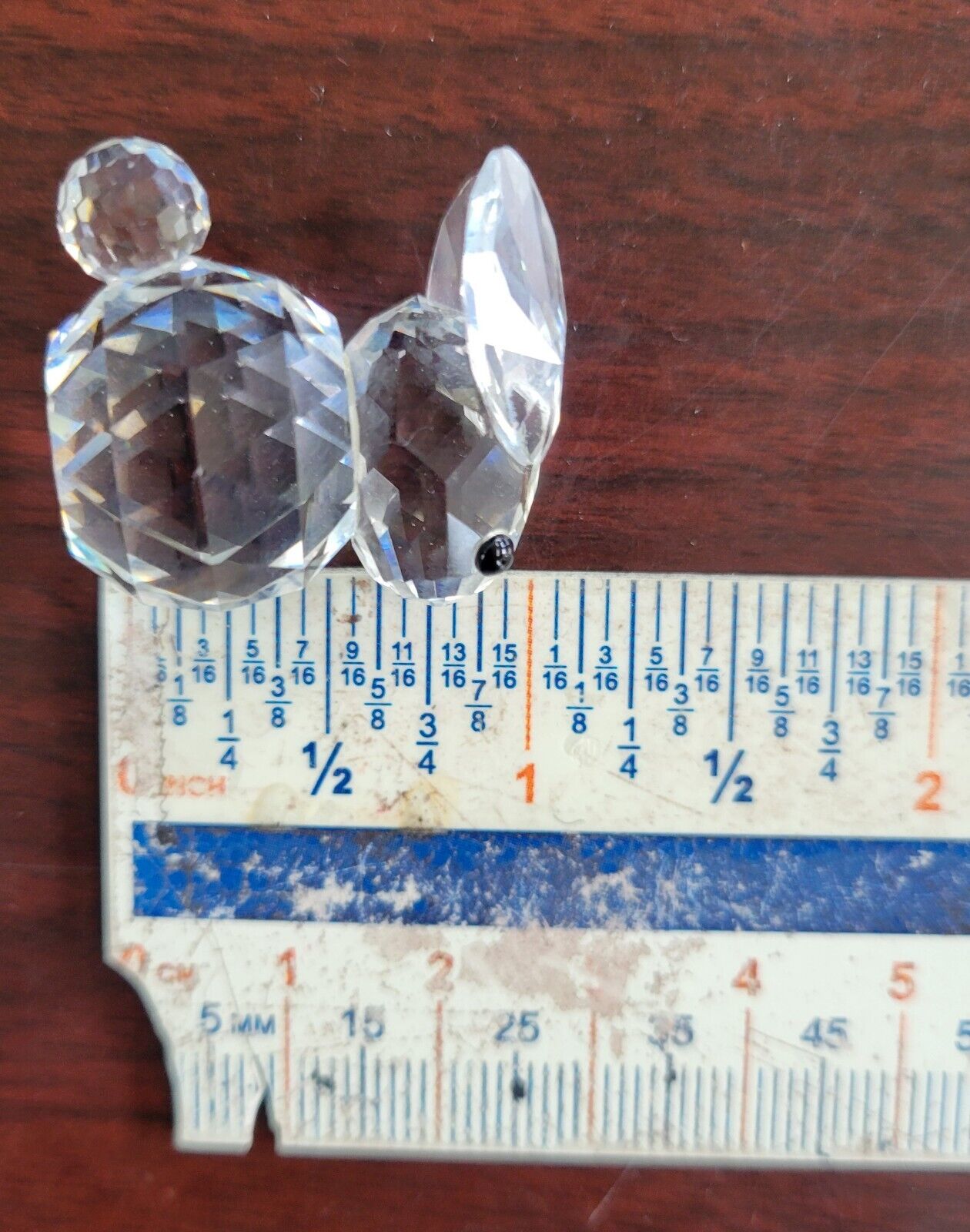 Vintage Swarovski Crystal Bunny Rabbit Figurine - Loose 1 18/" Tall Austria