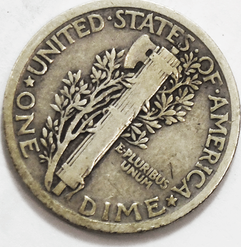 1923 10c Mercury Silver Dime Rare Ten Cents Philadelphia