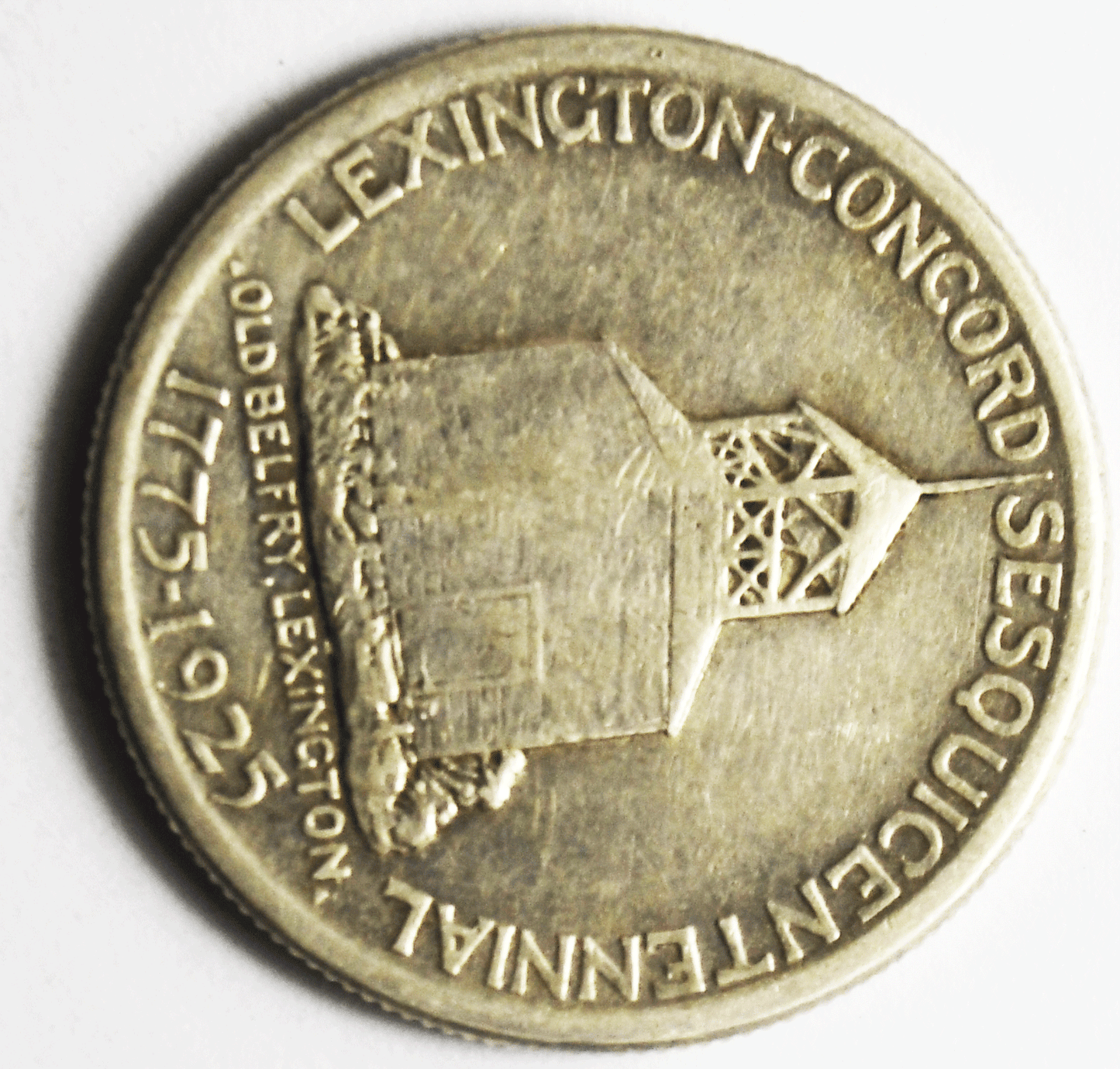 1925 50c Lexington Commemorative Silver Half Dollar