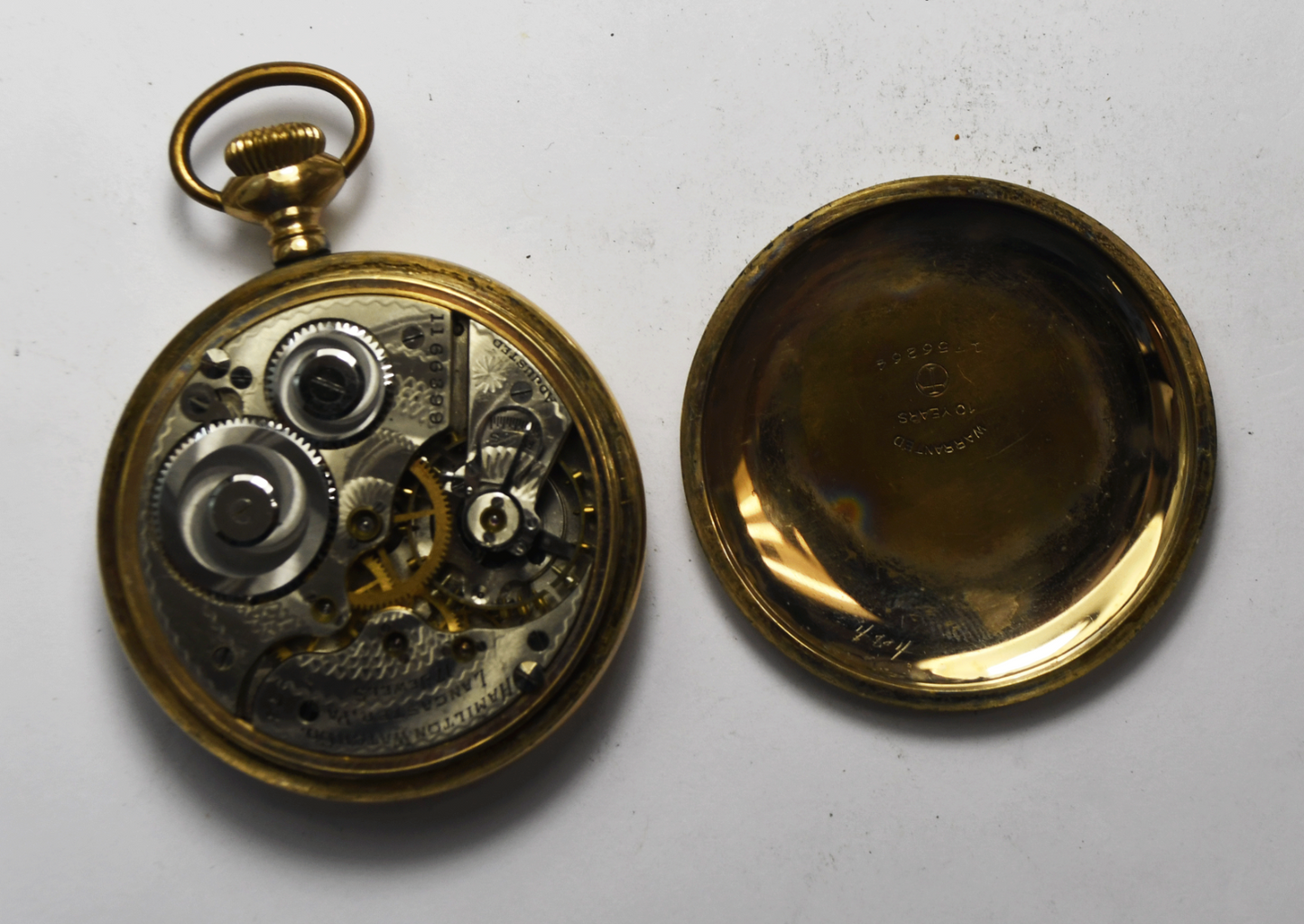 1913 Hamilton Size 16 Grade 974 OF Pocket Watch 20yr OF GF Case