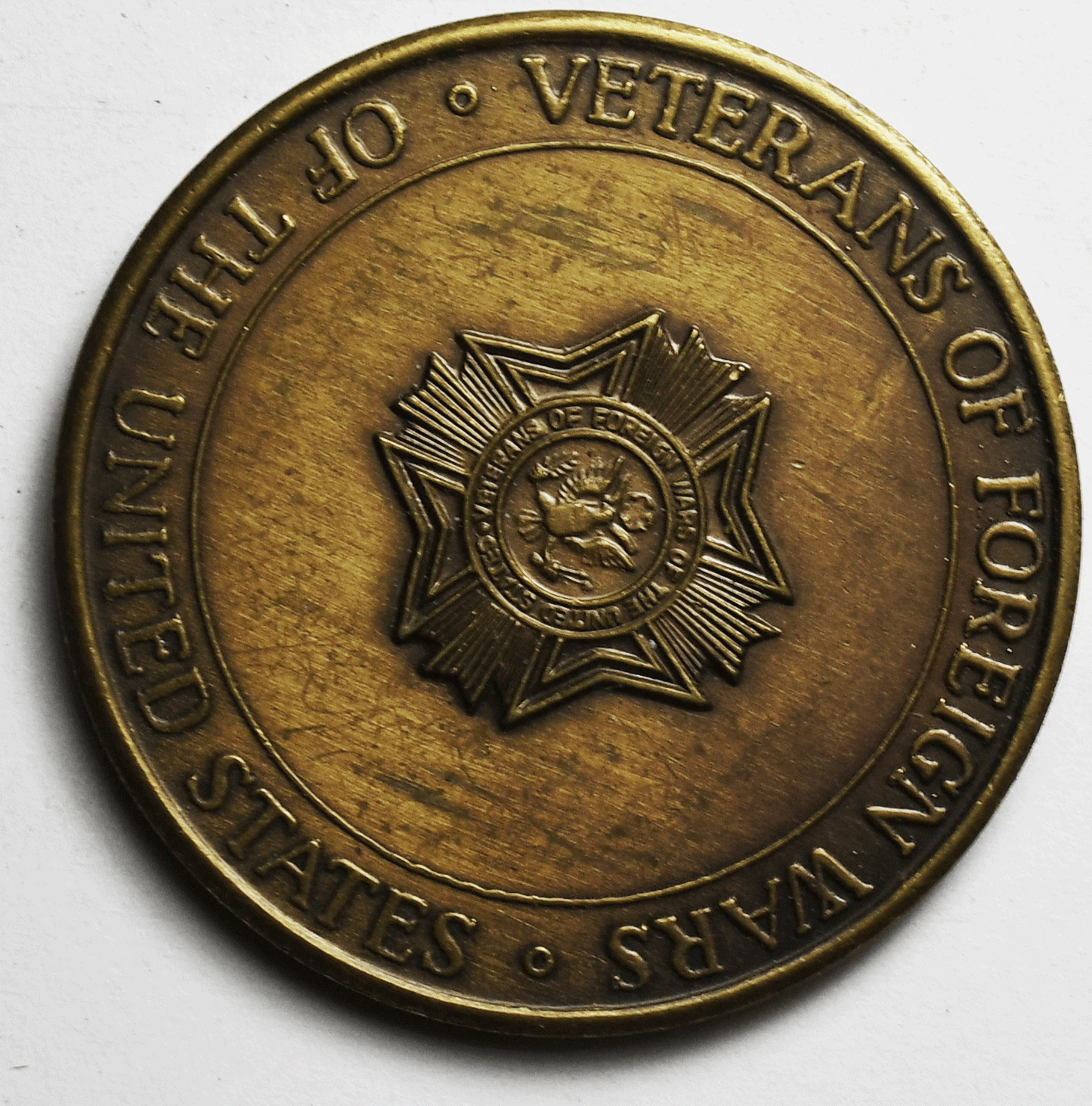 1979 Veterans of Foreign Wars VFW 50th Anniversary Medal 34mm Topeka KS