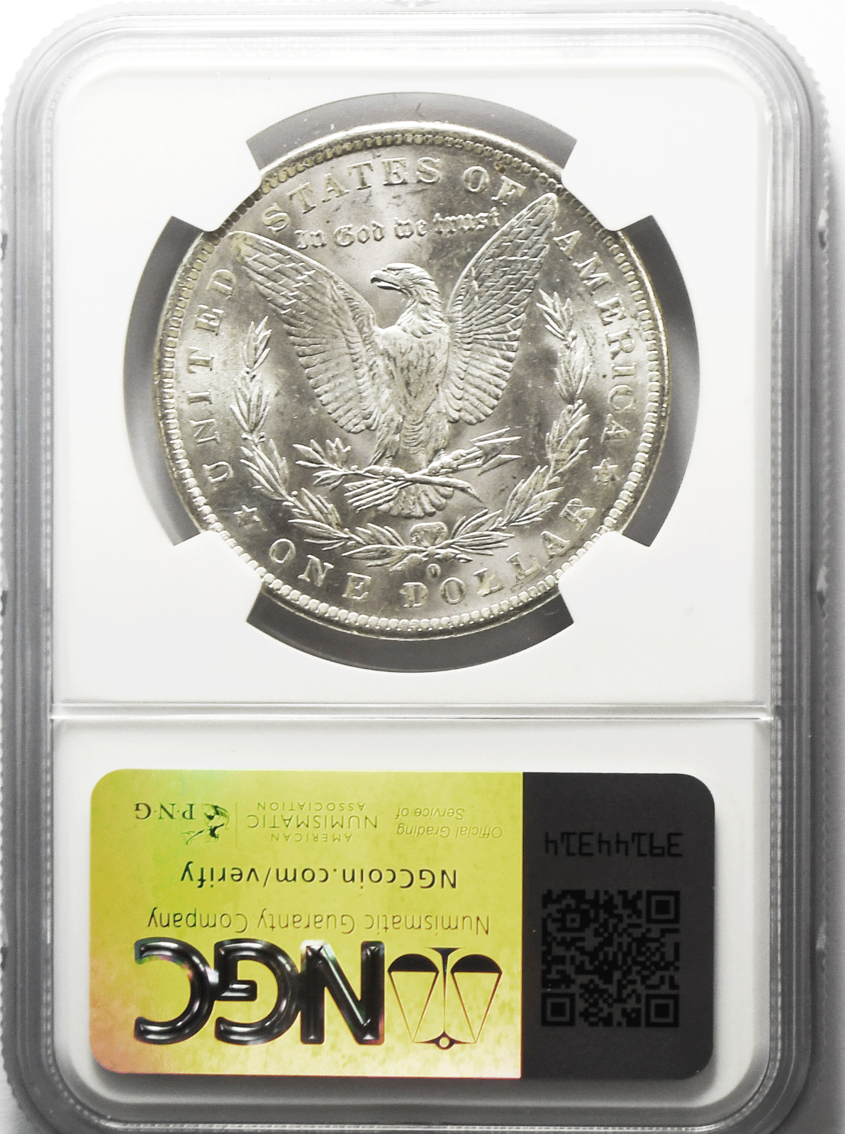 1884 O $1 Morgan Silver Dollar MS63 NGC New Orleans