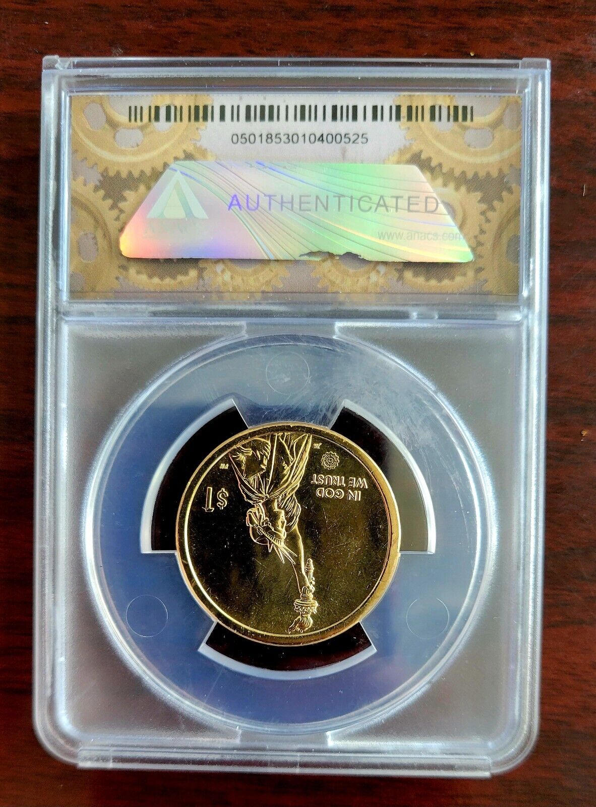 2019 D American Innovation Dollar New Jersey Light Bulb MS67 ANACS First Strike