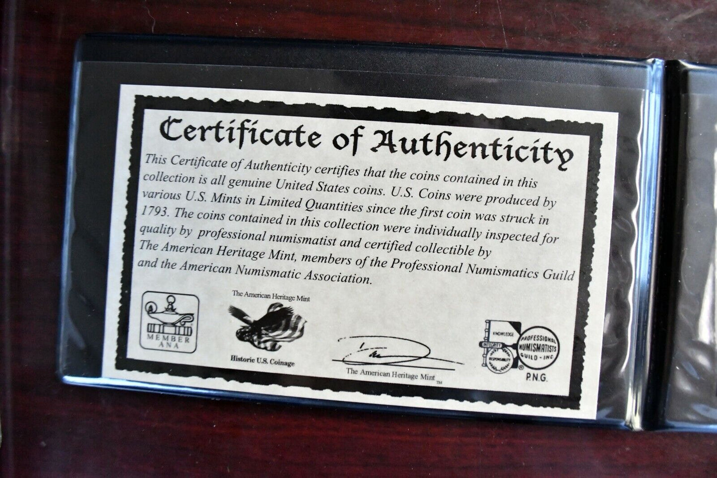 The "No Motto" Collection from The American Heritage Mint Buffalo, Barber, V