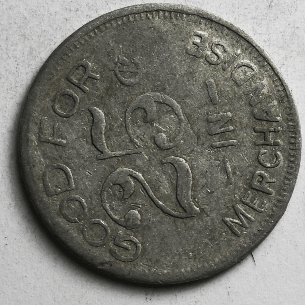 J Buenning General Store Glen Elder Kansas Trade Token 25c