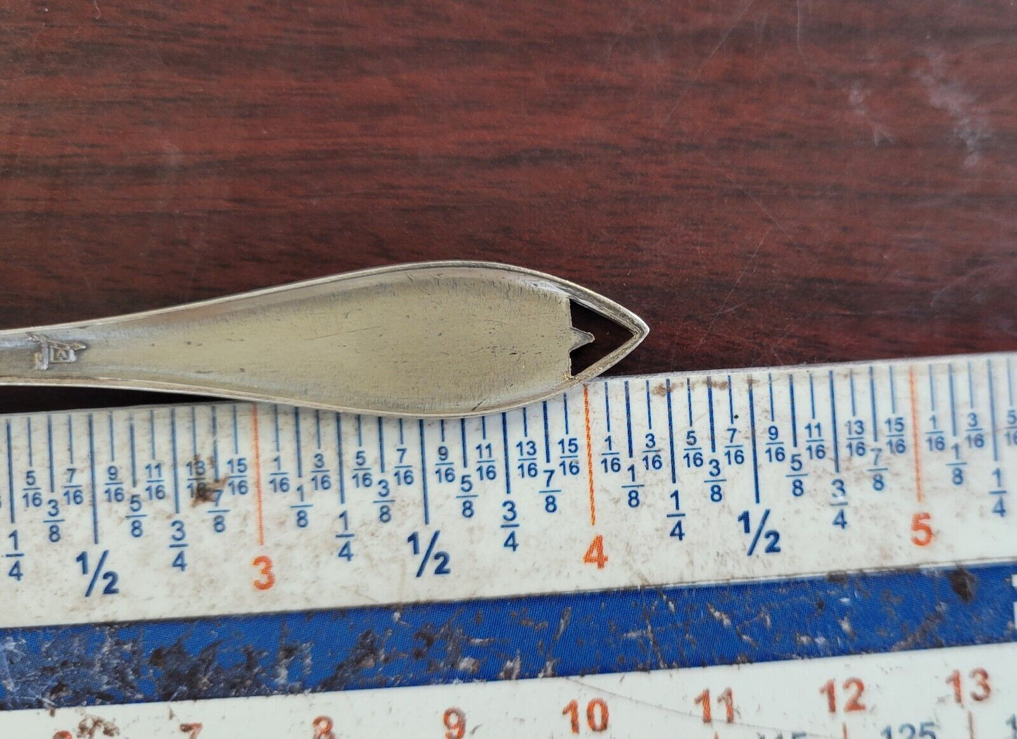 Sterling Souvenir Spoon 4 1/4" Nevada 36th State By Bell Trading Post .28oz.