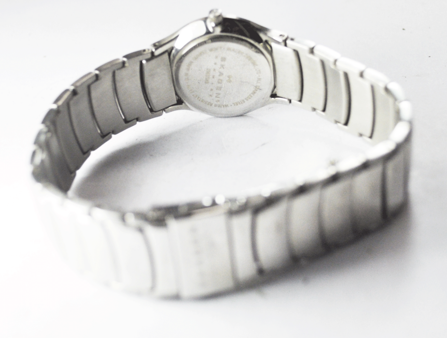 Skagen Steel Black Dial Wristwatch 28mm 256SSXB Stainless Steel