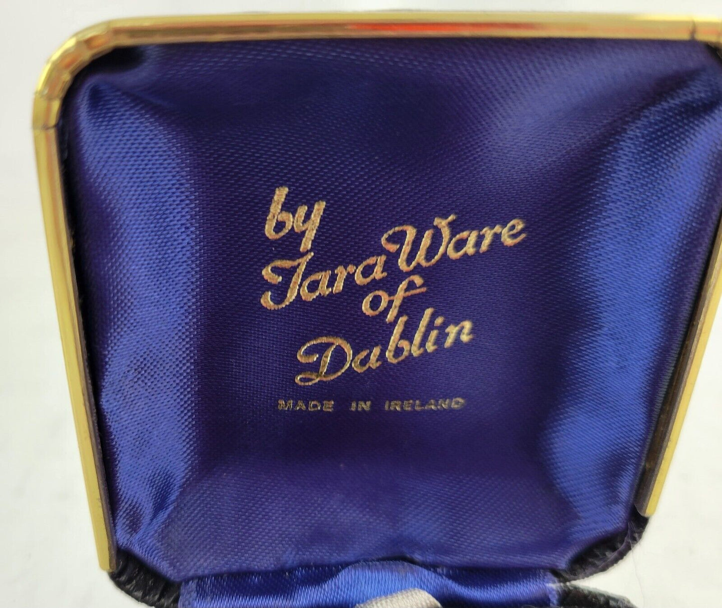 Tara Ware Dublin Ireland Celtic Sterling Guilloche Enamel Bird Brooch Boxed