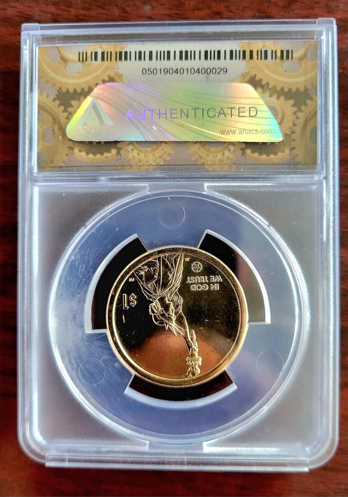 2020 D American Innovation Dollar Massachusetts MS67 ANACS First Strike Phone