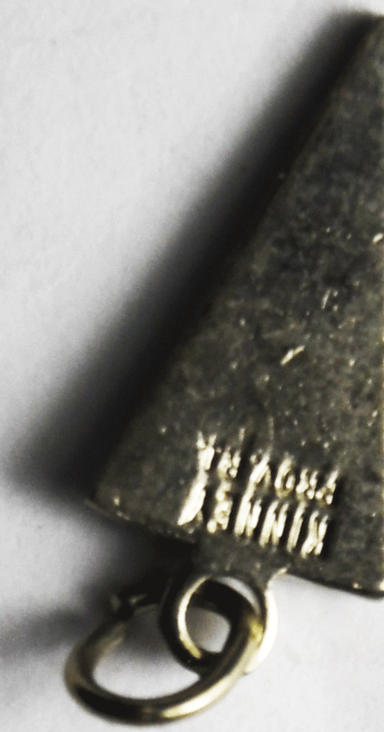 Sterling Hays Kansas High School KS Enamel Pennant Charm 19mm x 9mm