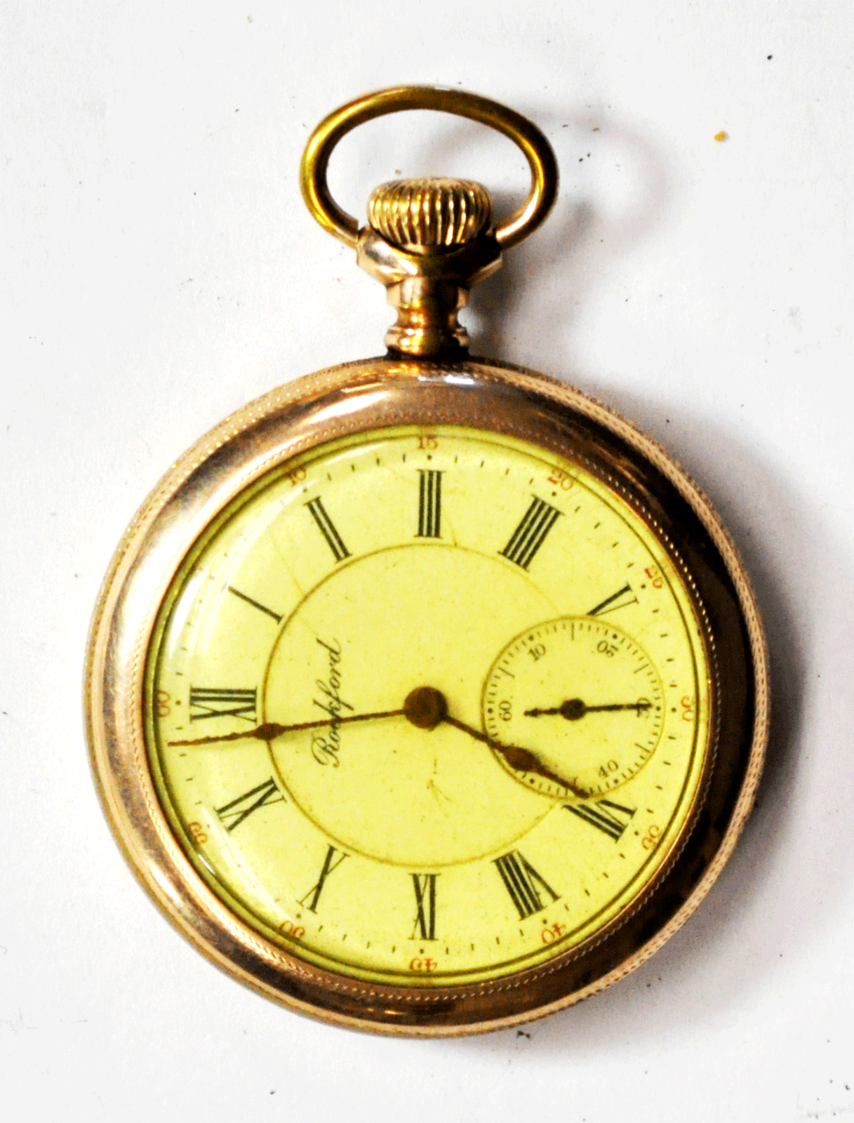 1907 Rockford 586 OF 20yr GF Case Pocket Watch PS JB Gibbons Charlotte Michigan