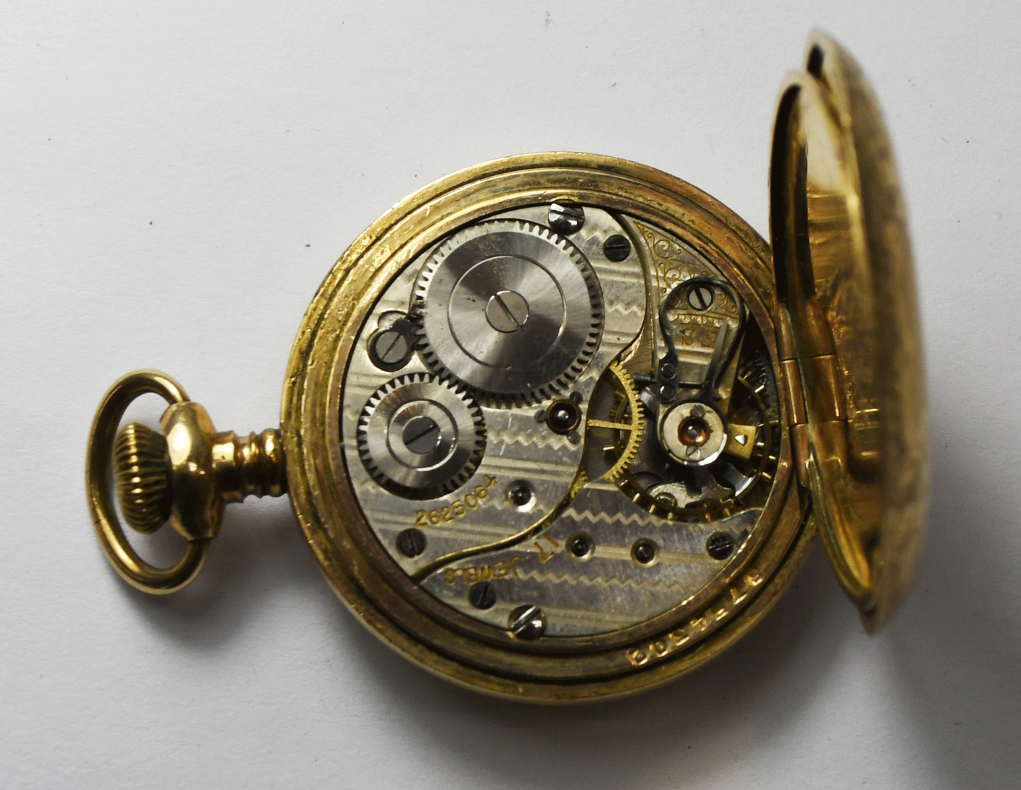 1903 Omega Size 0 Pocket Watch 20yr Gold Filled Hunters Case
