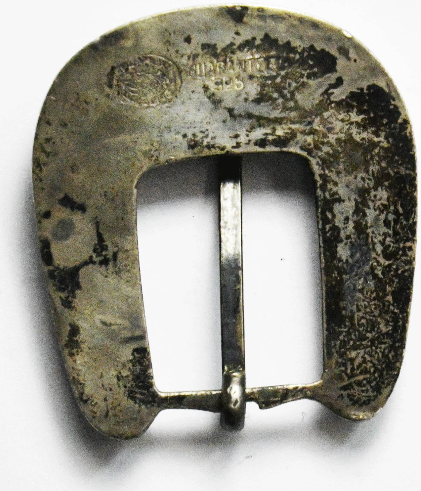 Sterling Silver Plamex Heavy Belt Buckle 1-3/4" x 1-1/2" 17mm Belt