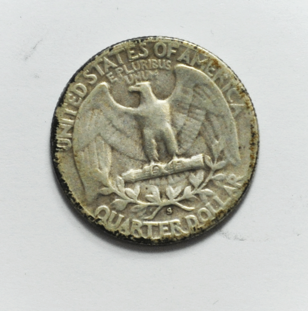 1952 S/S 25c Washington Silver Quarter Dollar Rare San Francisco FS-502
