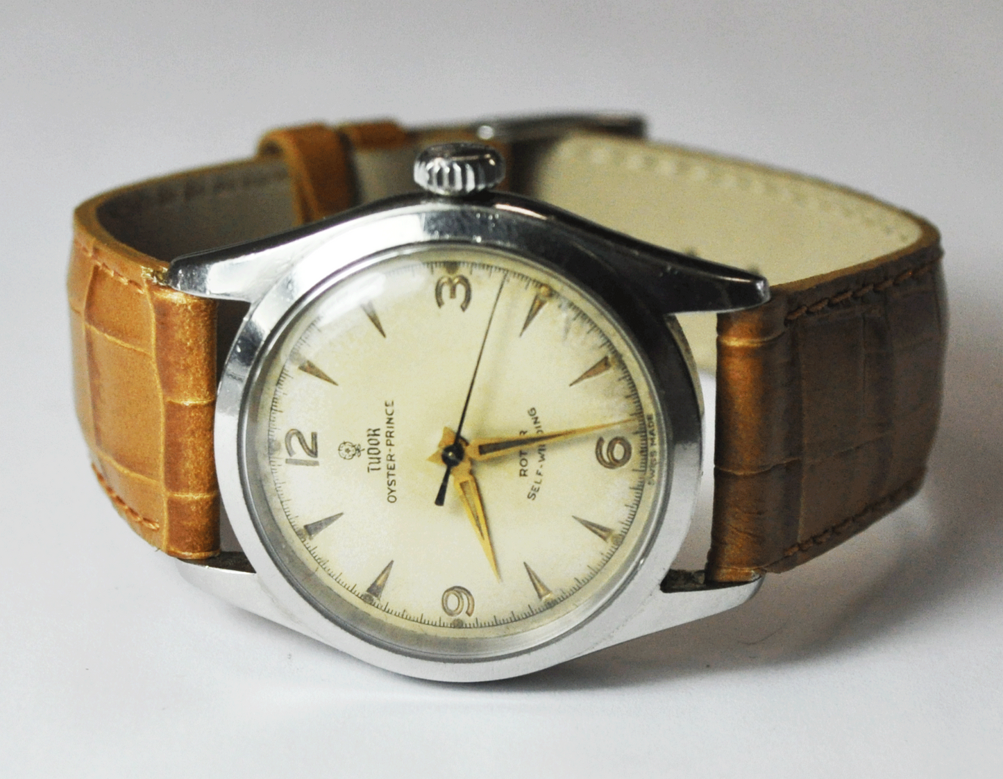 1950's Vintage Men's Tudor Oyster Prince Self Winding 7909 Automatic 34