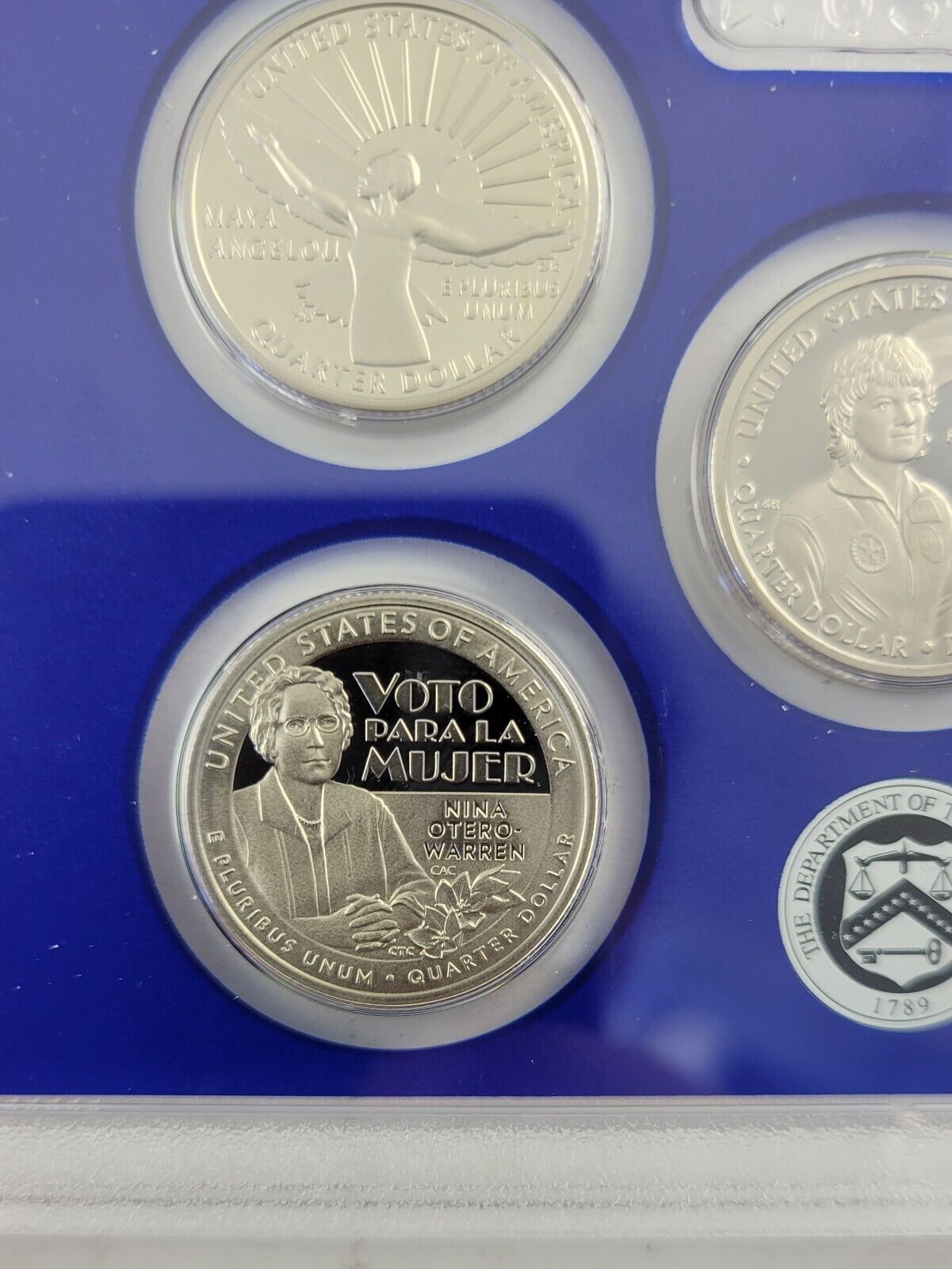 2022 S American Women Quarters 5 Coin Clad Proof United States Mint