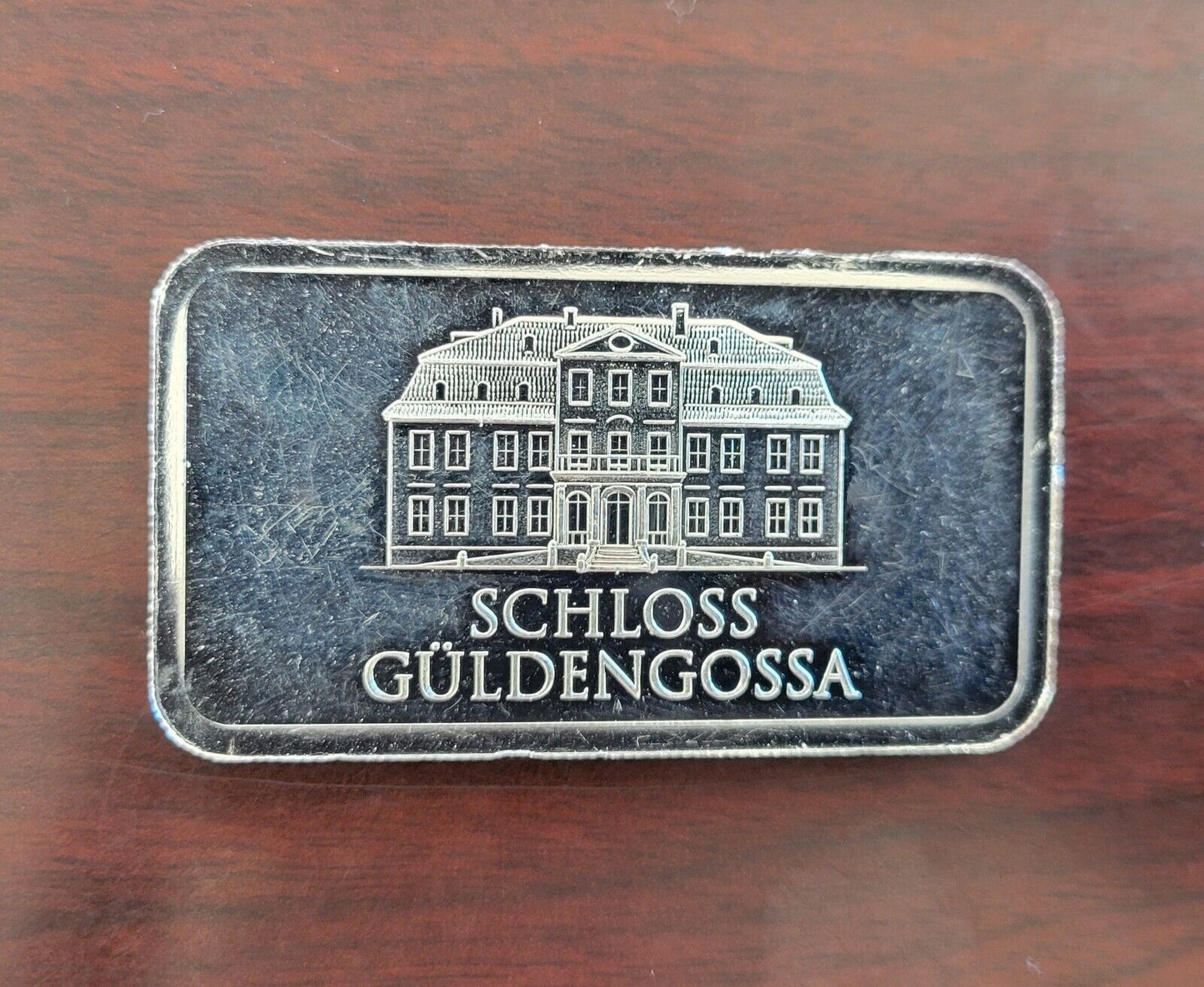Reired 50 gram Silver Rectangle - Geiger Edelmetalle Schloss Guldengossa