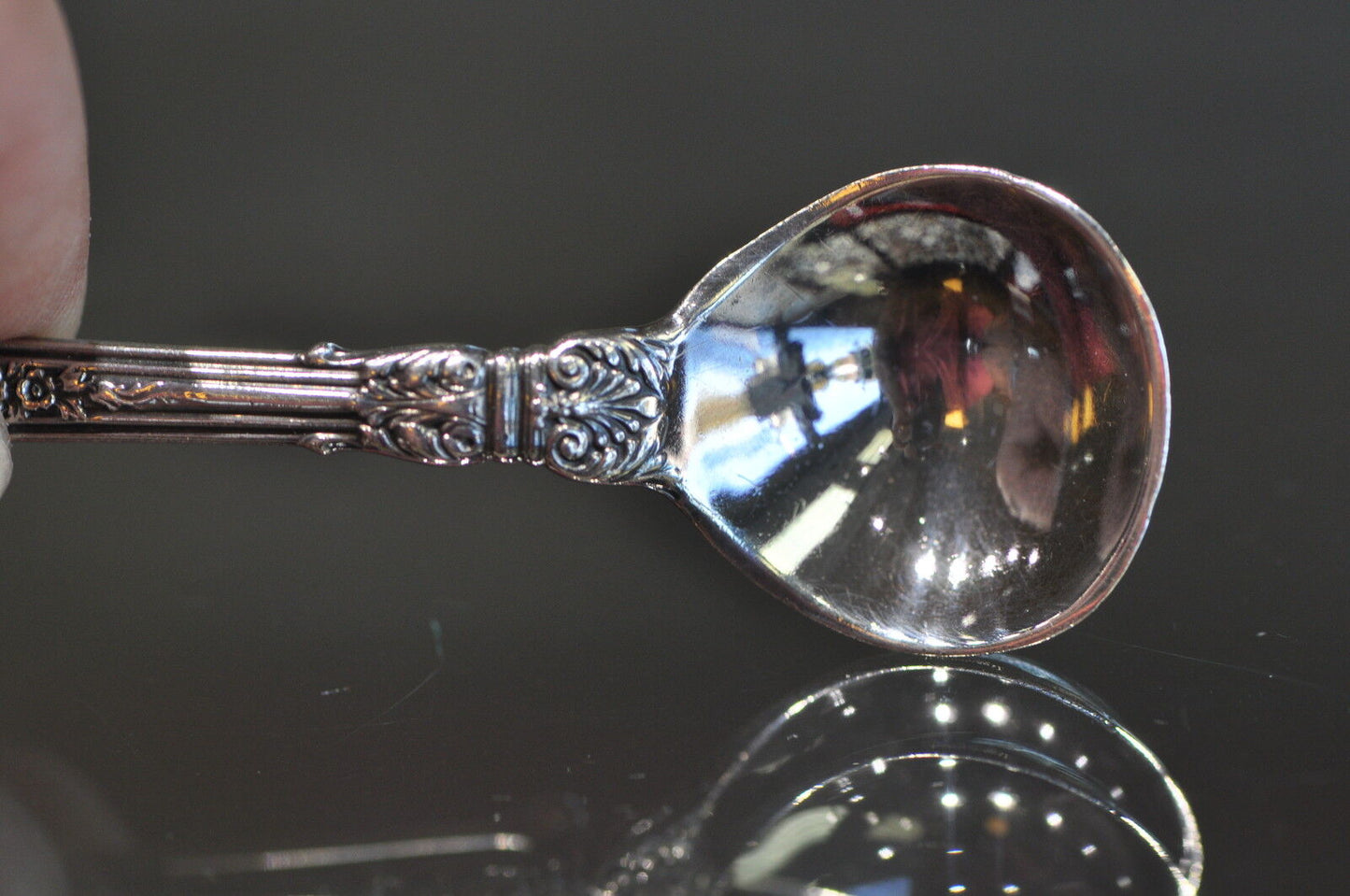 1934 Charles II by Lunt Sterling Silver Spoon Pin Pendant .49oz. Mono Nice!!